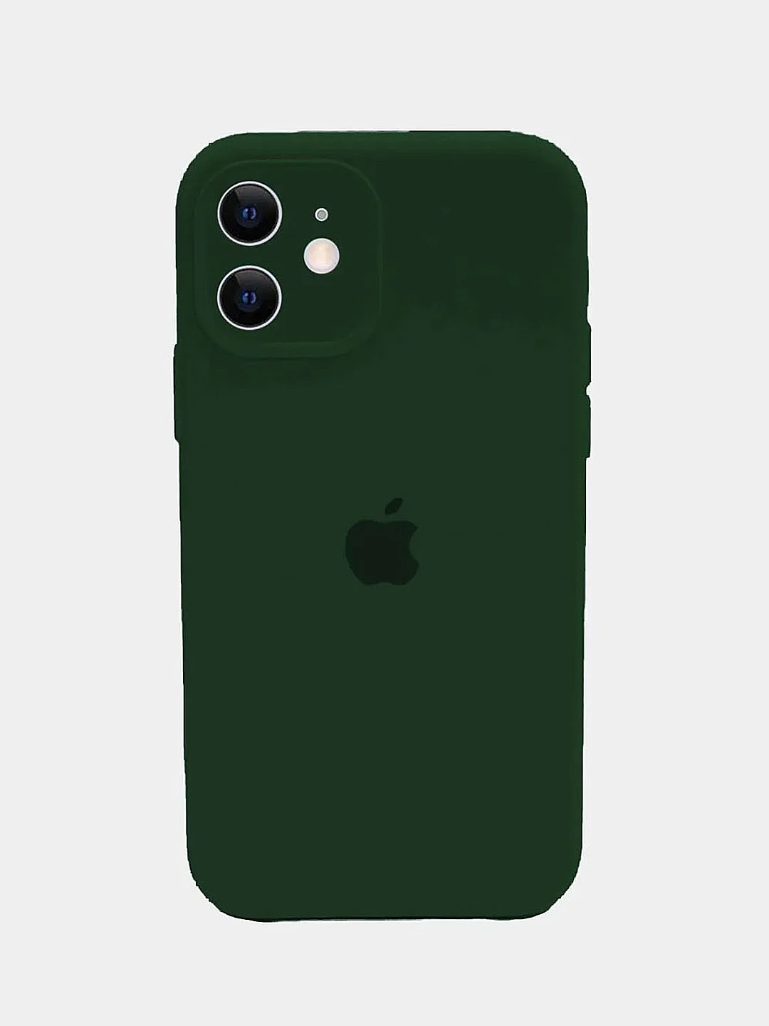 Фуксия чехол Silicone Case iPhone 11 с защитой камеры с бархатной подкладкой
