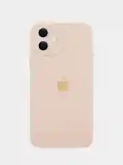 Аметистовый чехол Silicone Case iPhone 11 с защитой камеры с бархатной подкладкой