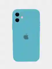 Манго чехол Silicone Case iPhone 11 с защитой камеры с бархатной подкладкой