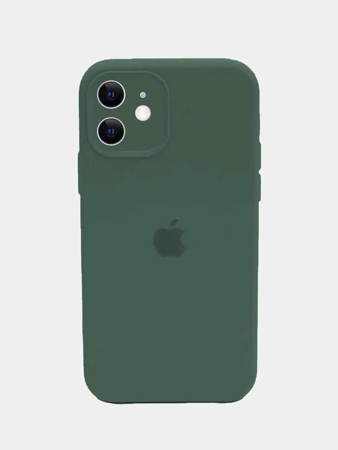 Манго чехол Silicone Case iPhone 11 с защитой камеры с бархатной подкладкой