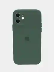 Манго чехол Silicone Case iPhone 11 с защитой камеры с бархатной подкладкой