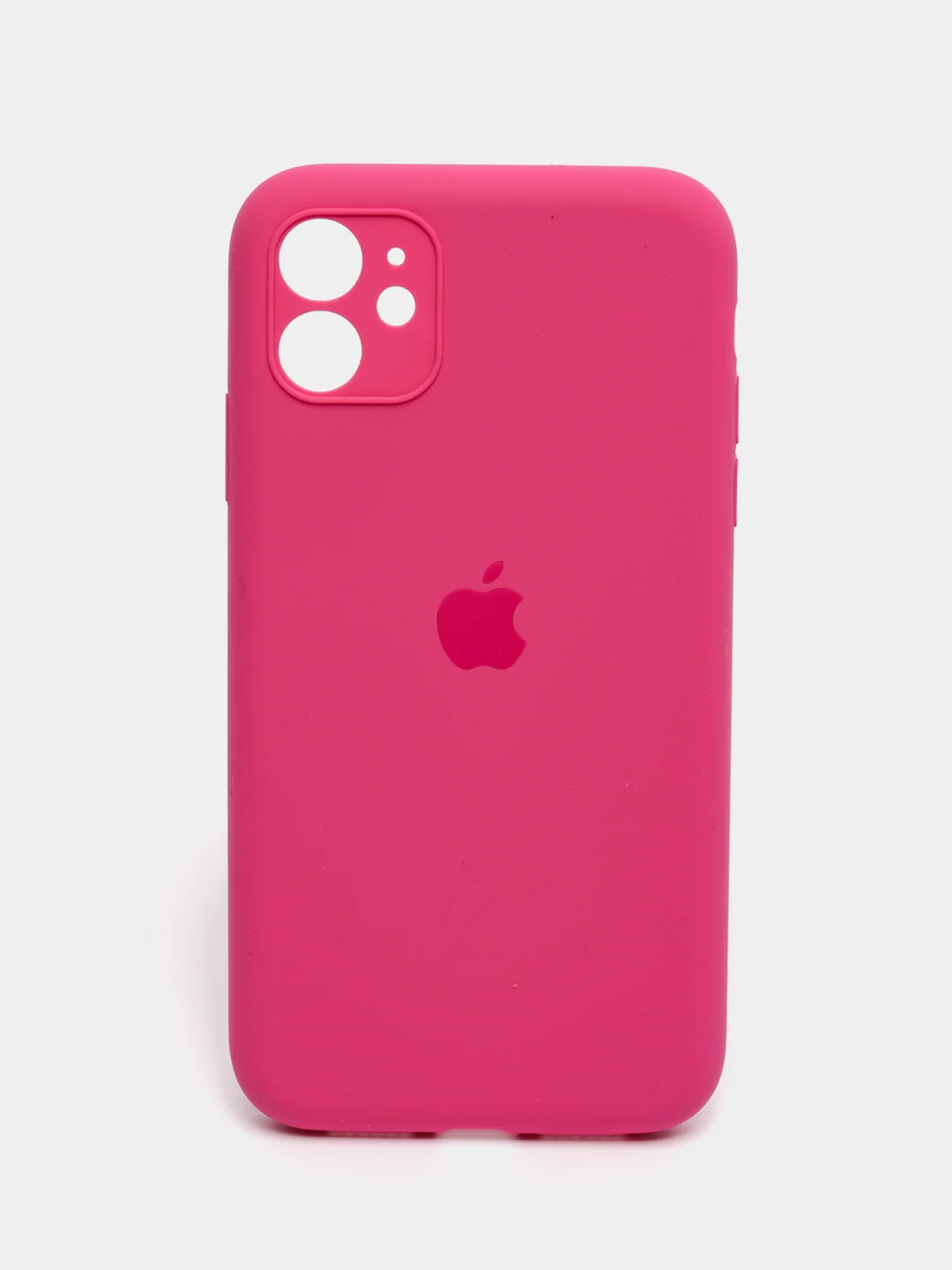 Конфетный чехол Silicone Case iPhone 11 с защитой камеры с бархатной подкладкой