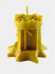 Желтый свечи с рунами, защитные
