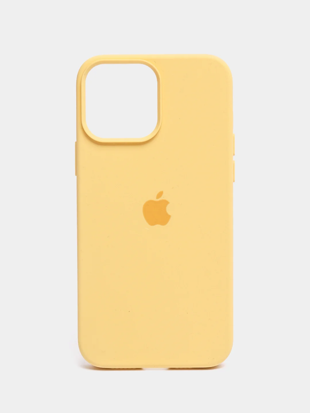Желтый чехол Silicone Case ( Чехол силиконовый ) для iPhone 13 / 13 Pro / 13 Pro Max / 13 Mini