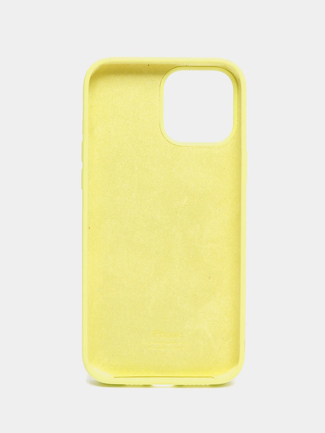 Лимонный чехол Silicone Case ( Чехол силиконовый ) для iPhone 13 / 13 Pro / 13 Pro Max / 13 Mini