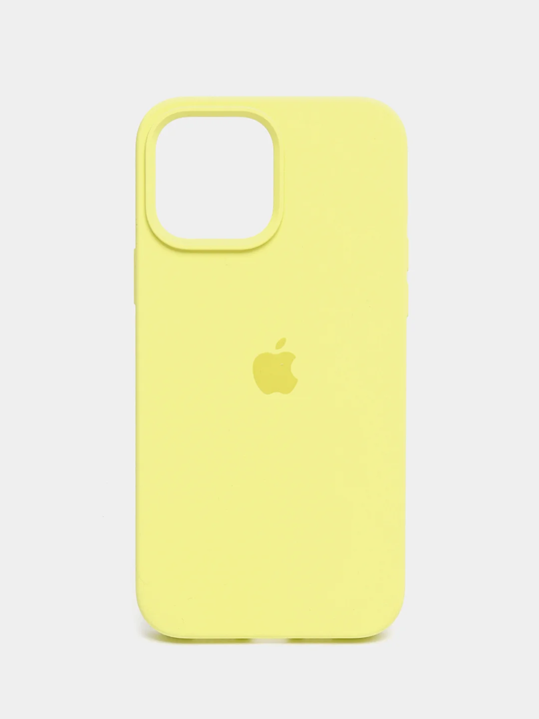 Лимонный чехол Silicone Case ( Чехол силиконовый ) для iPhone 13 / 13 Pro / 13 Pro Max / 13 Mini