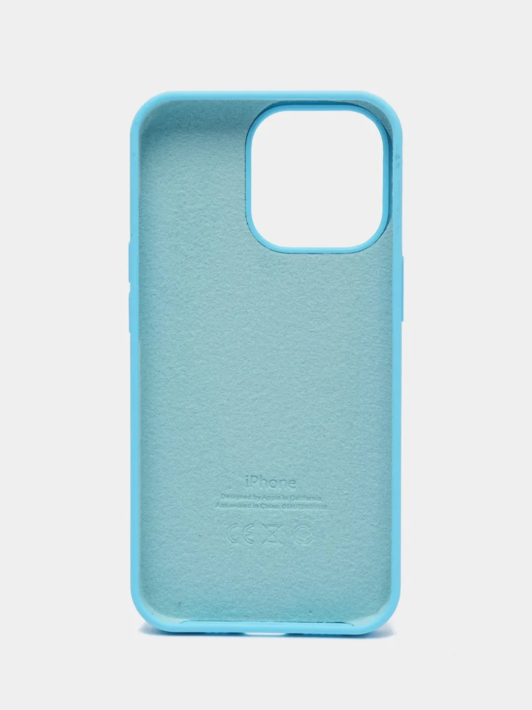 Голубой чехол Silicone Case ( Чехол силиконовый ) для iPhone 13 / 13 Pro / 13 Pro Max / 13 Mini