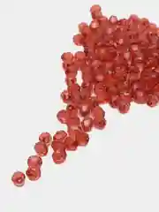 Бордовый бусины прозрачные, граненные, 8 мм