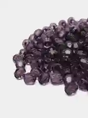 Фиолетовый бусины прозрачные, граненные, 8 мм