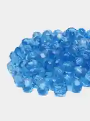 Синий бусины прозрачные, граненные, 8 мм