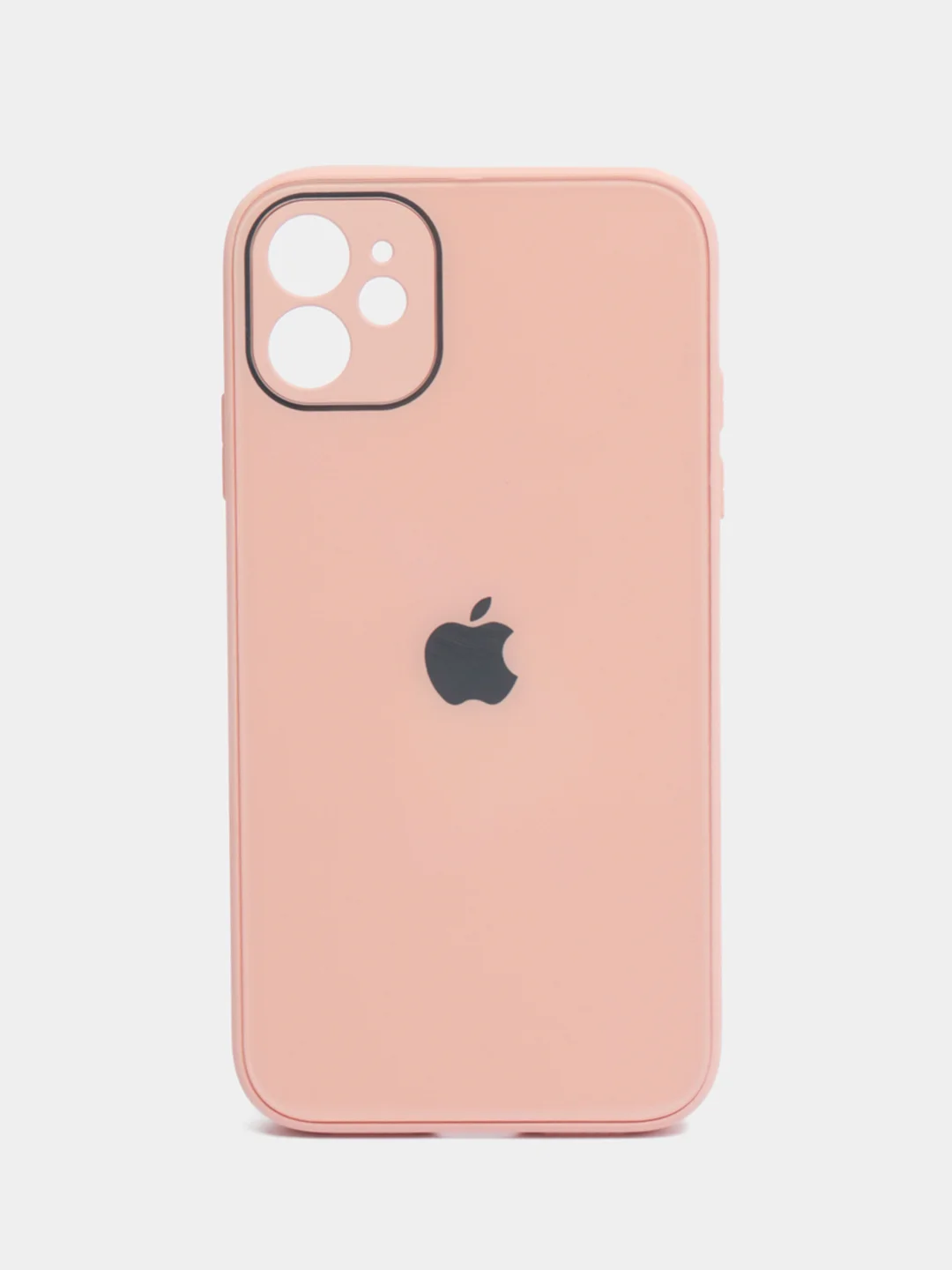 Карамельный чехол для iPhone 11, силиконовый, со стеклянной панелью