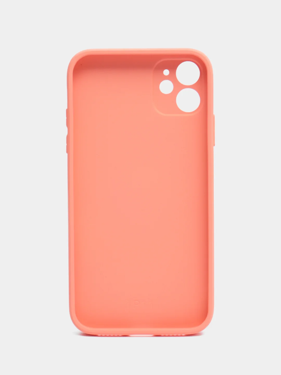 Оранжевый чехол для iPhone 11, силиконовый, со стеклянной панелью