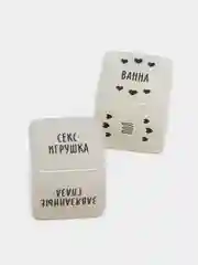 Черный эротические кубики для двоих "Во власти страсти", 2 неоновых кубика 18+