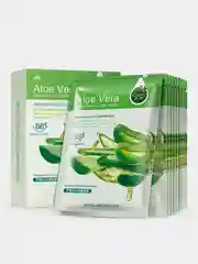 Зеленый тканевая маска Rorec Natural skin care