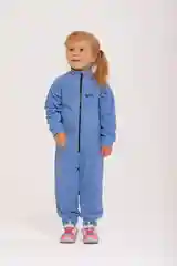 Голубой комбинезон детский флисовый JUVIS