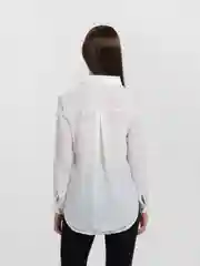 Белый рубашка женская