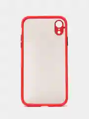 Красный чехол на iPhone (Айфон) 6S, 7, 8 Plus, SE, 20, X, XS, XR, 11 Pro Max, 12 Mini, 13, 14, матовый