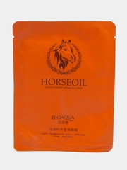 Увлажняющая тканевая маска для лица на основе лошадиного жира  Horseoil Replenishment Sparkling Mask