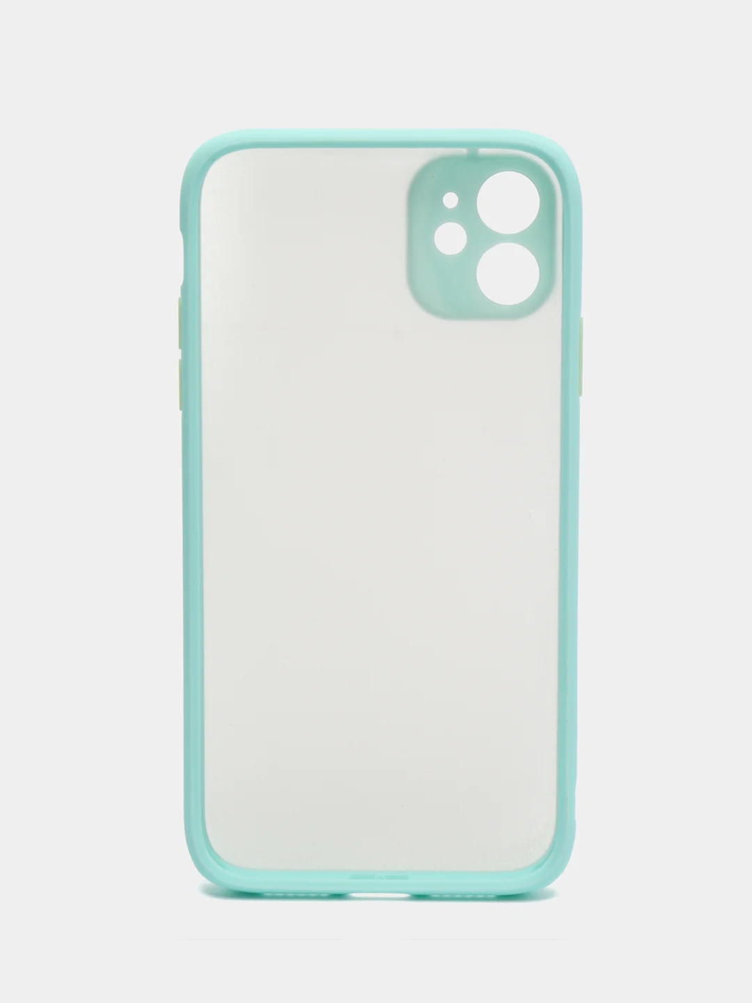 Небесно-голубой чехол на iPhone (Айфон) 6S, 7, 8 Plus, SE, 20, X, XS, XR, 11 Pro Max, 12 Mini, 13, 14, матовый