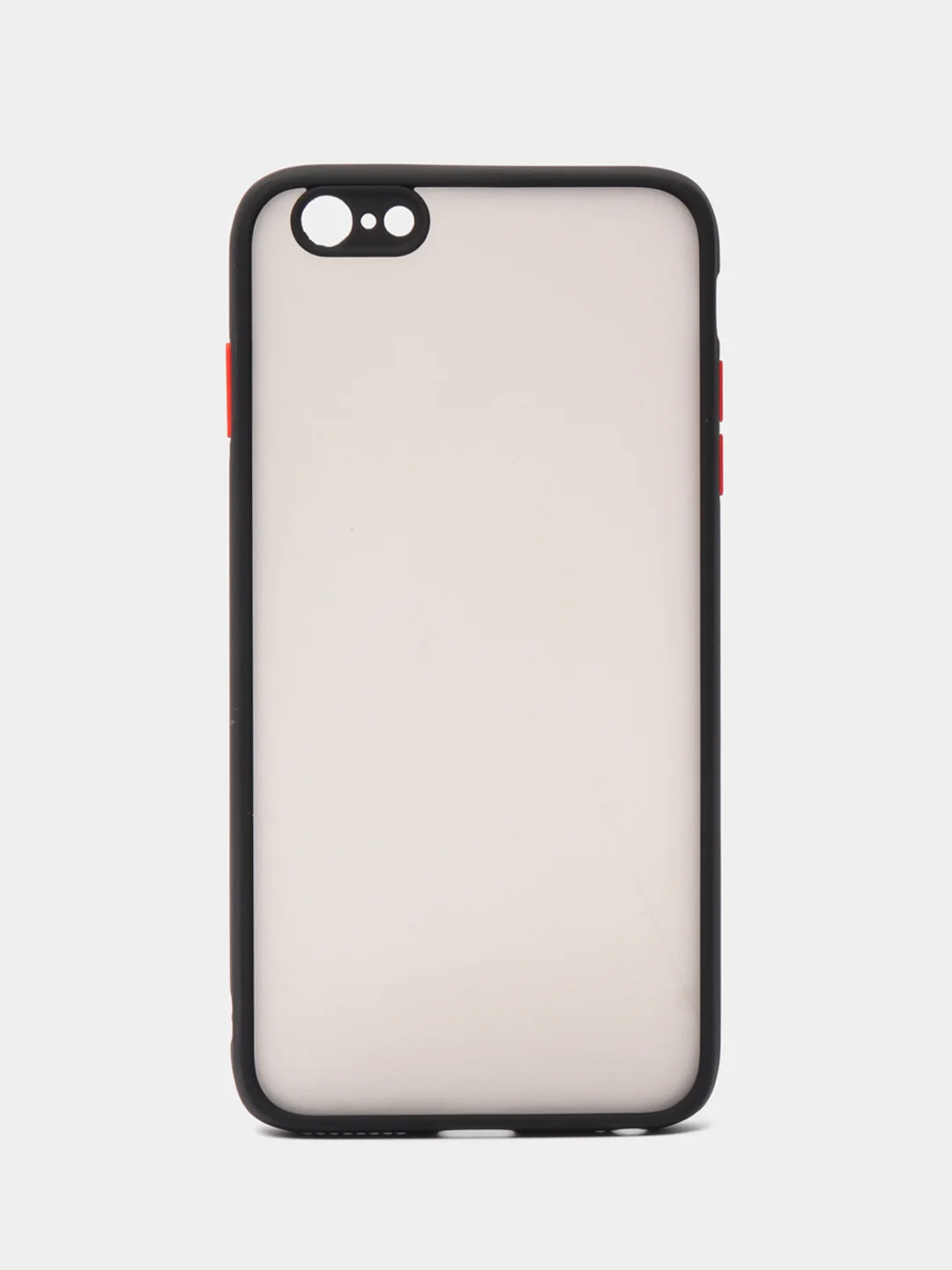 Черный чехол на iPhone (Айфон) 6S, 7, 8 Plus, SE, 20, X, XS, XR, 11 Pro Max, 12 Mini, 13, 14, матовый