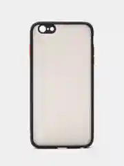 Черный чехол на iPhone (Айфон) 6S, 7, 8 Plus, SE, 20, X, XS, XR, 11 Pro Max, 12 Mini, 13, 14, матовый