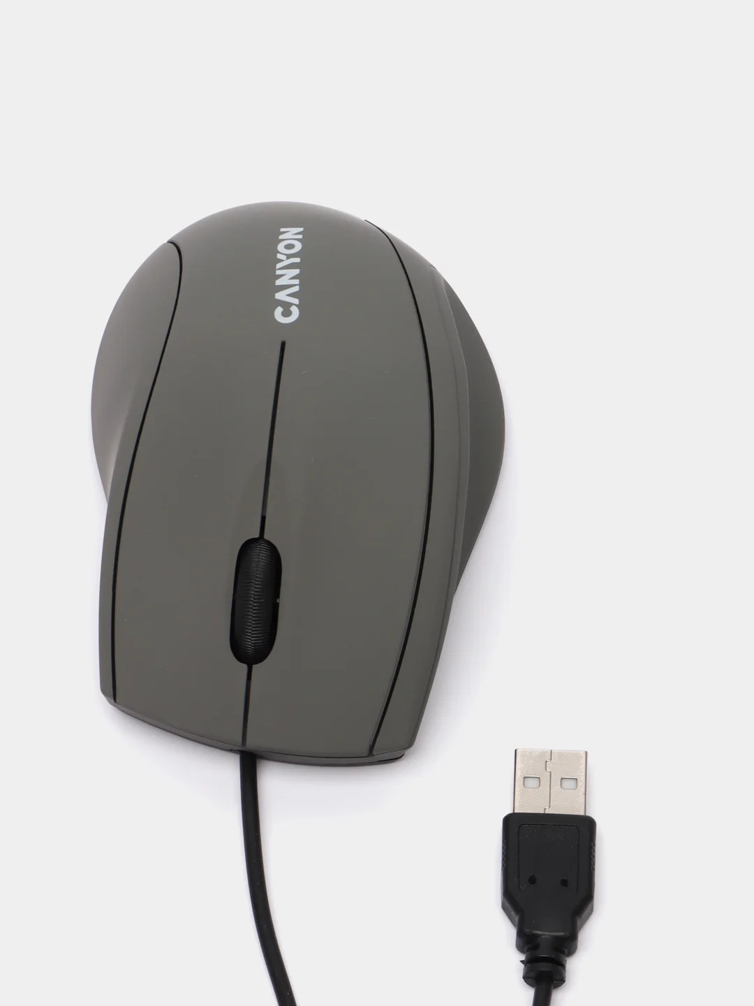 Серый мышь проводная Canyon CNE-CMS05DG