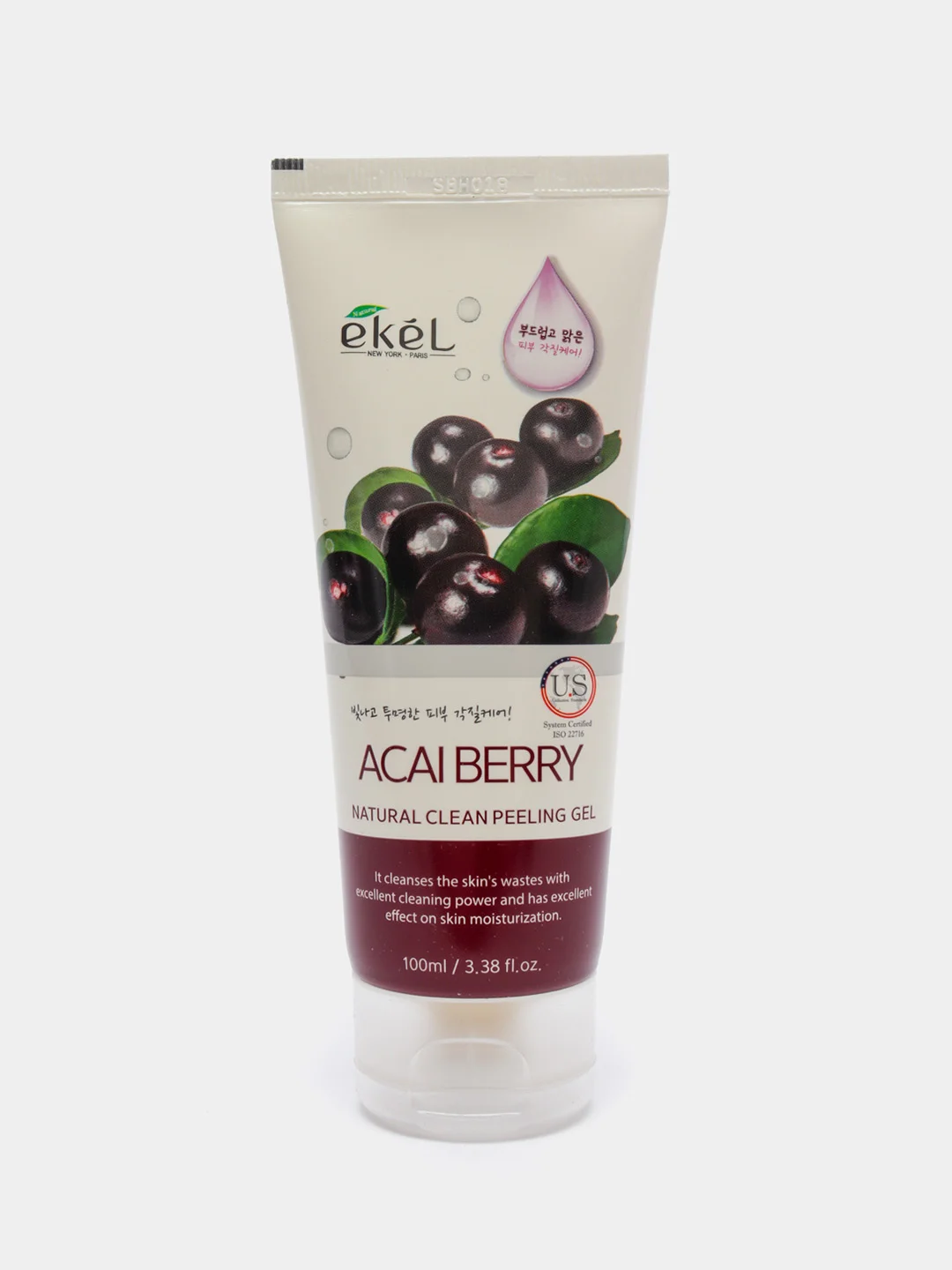 Багровый пиллинг для лица EKEL Natural Clean Peeling Gel, 100 мл