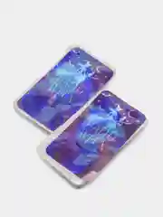 Конфетный белые контактные линзы "Карнавальные-косплей", цветные, 2 шт / на 1 год, 8 видов