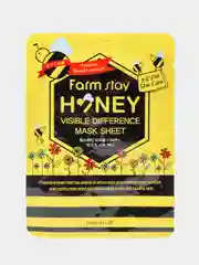 Желтый корейская косметика тканевая маска FarmStay Visible Difference Mask Sheet ,25ml