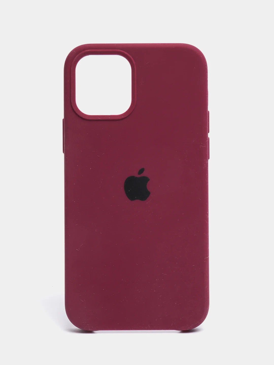 Бордовый чехол силиконовый Silicone Case для iPhone 12, 12 Pro, 12 Pro Max, 12 Mini