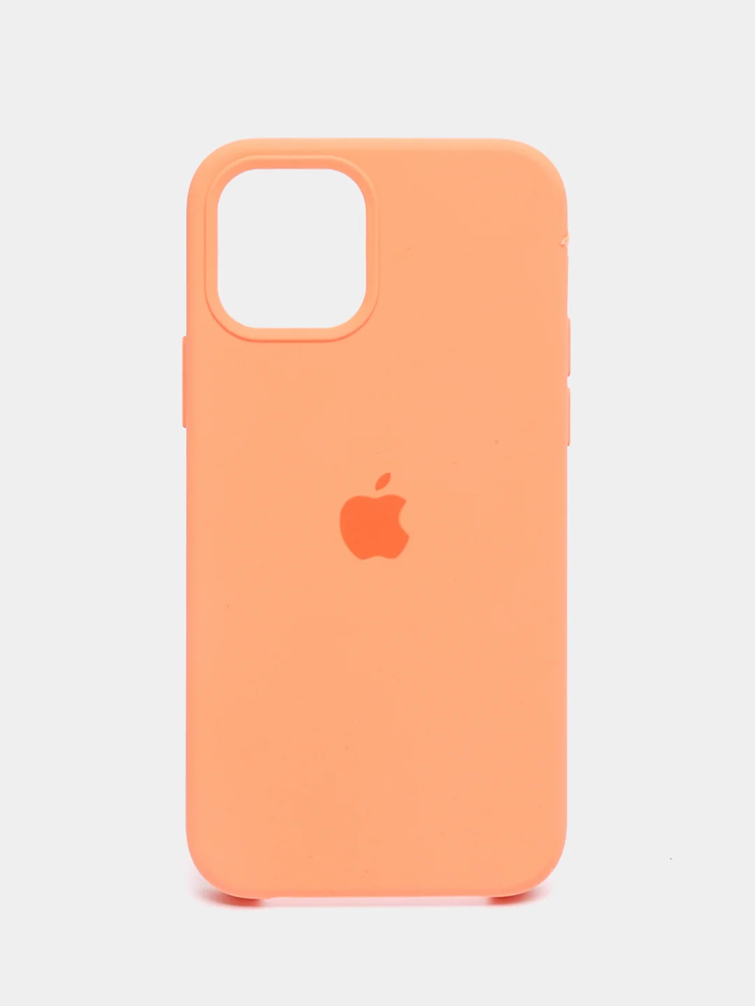 Оранжевый чехол силиконовый Silicone Case для iPhone 12, 12 Pro, 12 Pro Max, 12 Mini