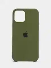Тёмно-зелёный чехол силиконовый Silicone Case для iPhone 12, 12 Pro, 12 Pro Max, 12 Mini
