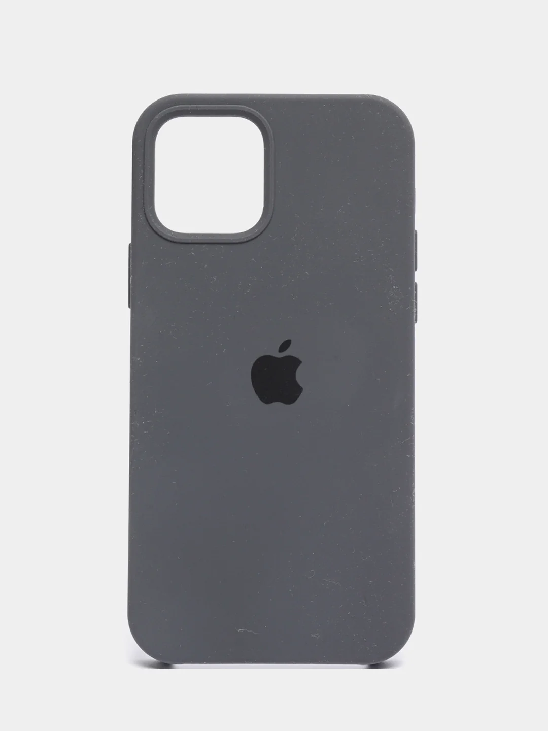 Угольный чехол силиконовый Silicone Case для iPhone 12, 12 Pro, 12 Pro Max, 12 Mini