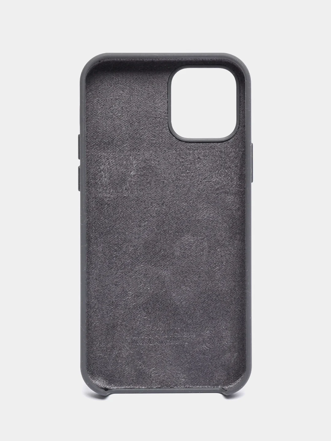 Угольный чехол силиконовый Silicone Case для iPhone 12, 12 Pro, 12 Pro Max, 12 Mini