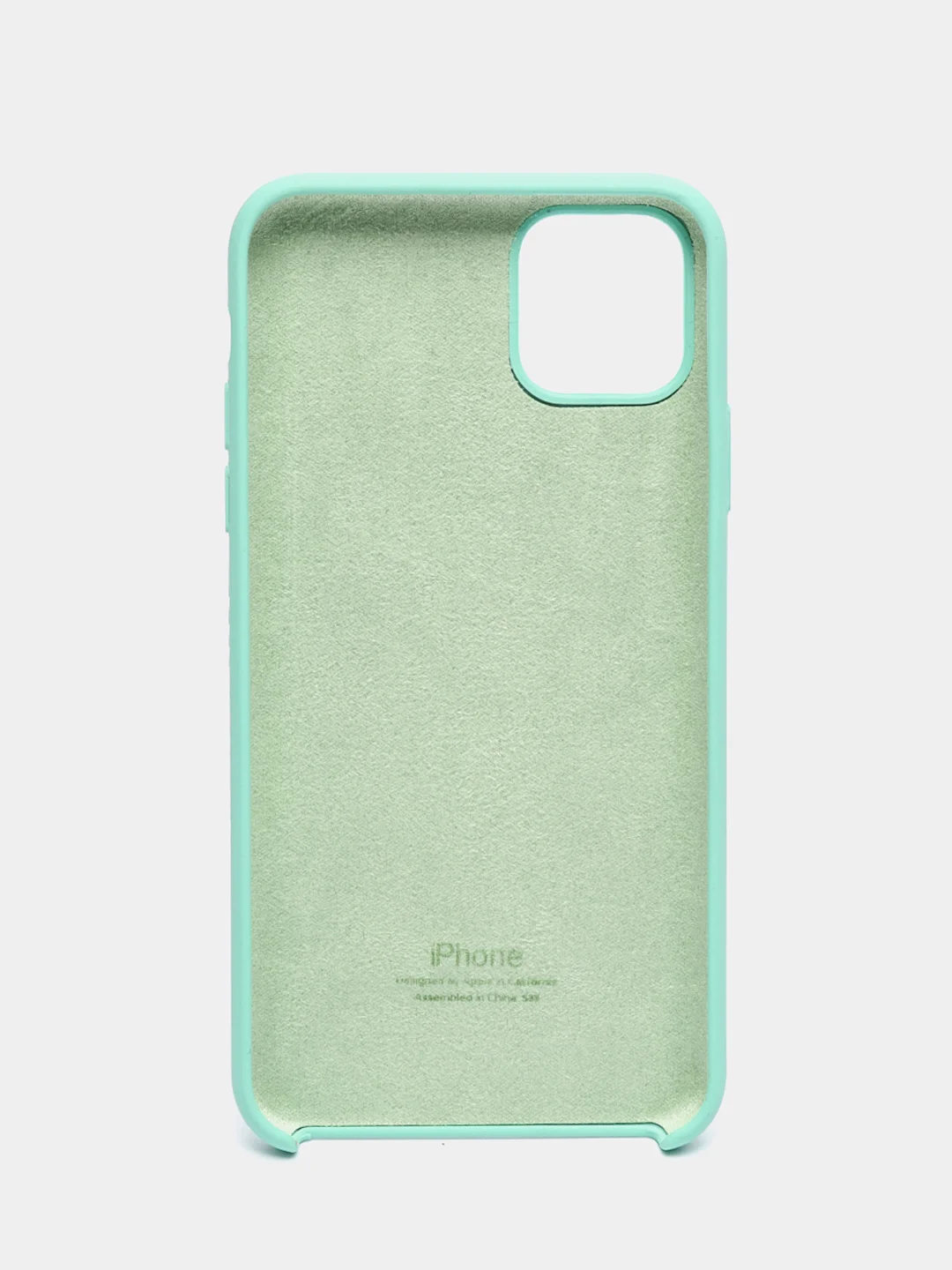 Бирюзовый чехол силиконовый Silicone Case для iPhone 12, 12 Pro, 12 Pro Max, 12 Mini