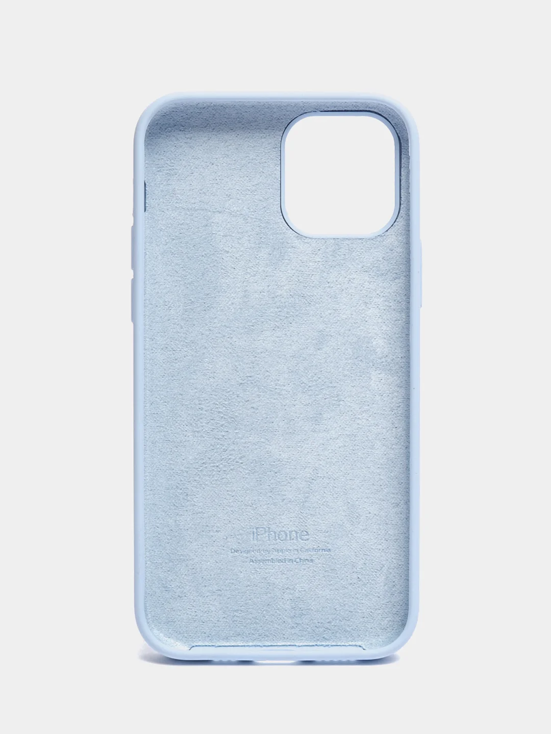 Небесно-голубой чехол силиконовый Silicone Case для iPhone 12, 12 Pro, 12 Pro Max, 12 Mini
