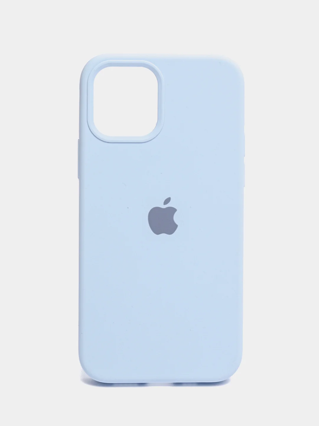 Небесно-голубой чехол силиконовый Silicone Case для iPhone 12, 12 Pro, 12 Pro Max, 12 Mini
