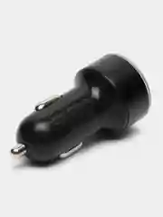 Черный автомобильное зарядное устройство, быстрая зарядка QC 3.0, 2 USB