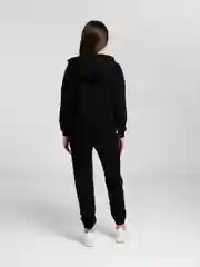 Черный спортивный костюм, женский, с капюшоном