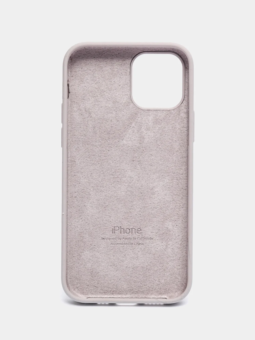 Серый чехол силиконовый Silicone Case для iPhone 12, 12 Pro, 12 Pro Max, 12 Mini