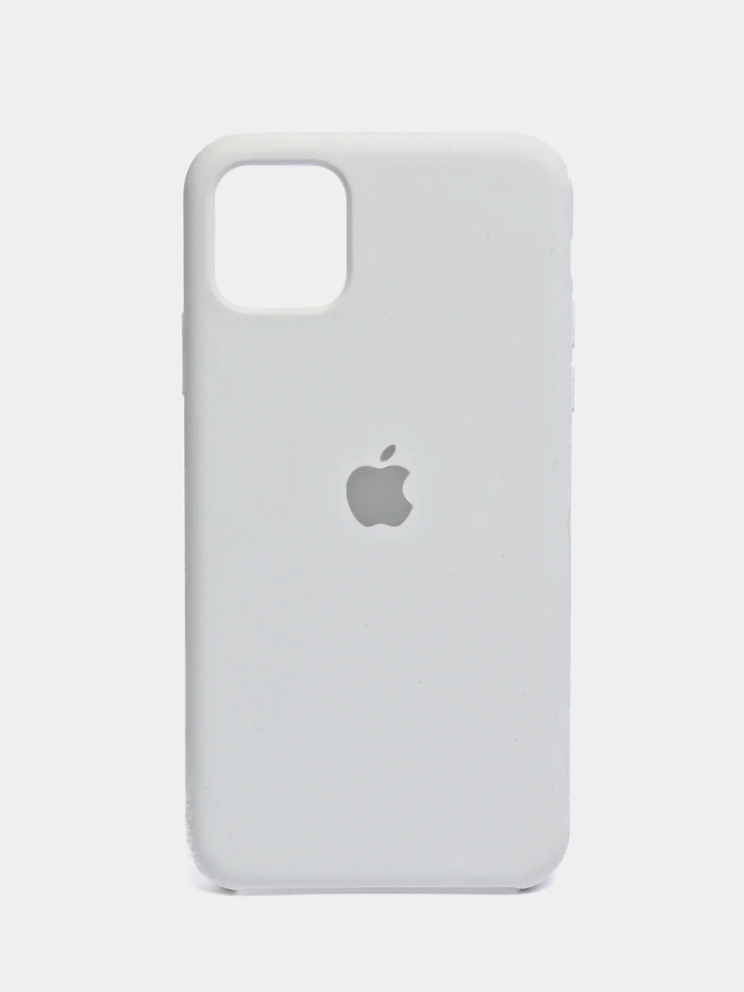 Белый чехол силиконовый Silicone Case для iPhone 12, 12 Pro, 12 Pro Max, 12 Mini