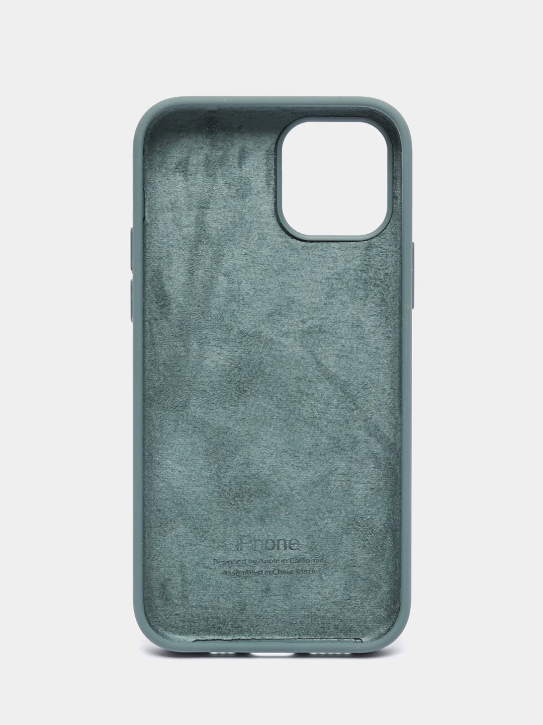 Синий меланж чехол силиконовый Silicone Case для iPhone 12, 12 Pro, 12 Pro Max, 12 Mini