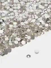 Серебряный страз для рукоделия/ дизайна ногтей/ маникюра