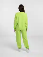 Салатовый костюм спортивный женский, комплект свитшот и брюки