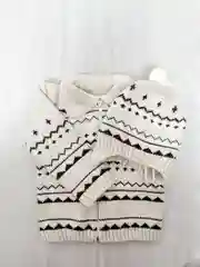 Серый костюм вязаный для мальчика, 80-86см