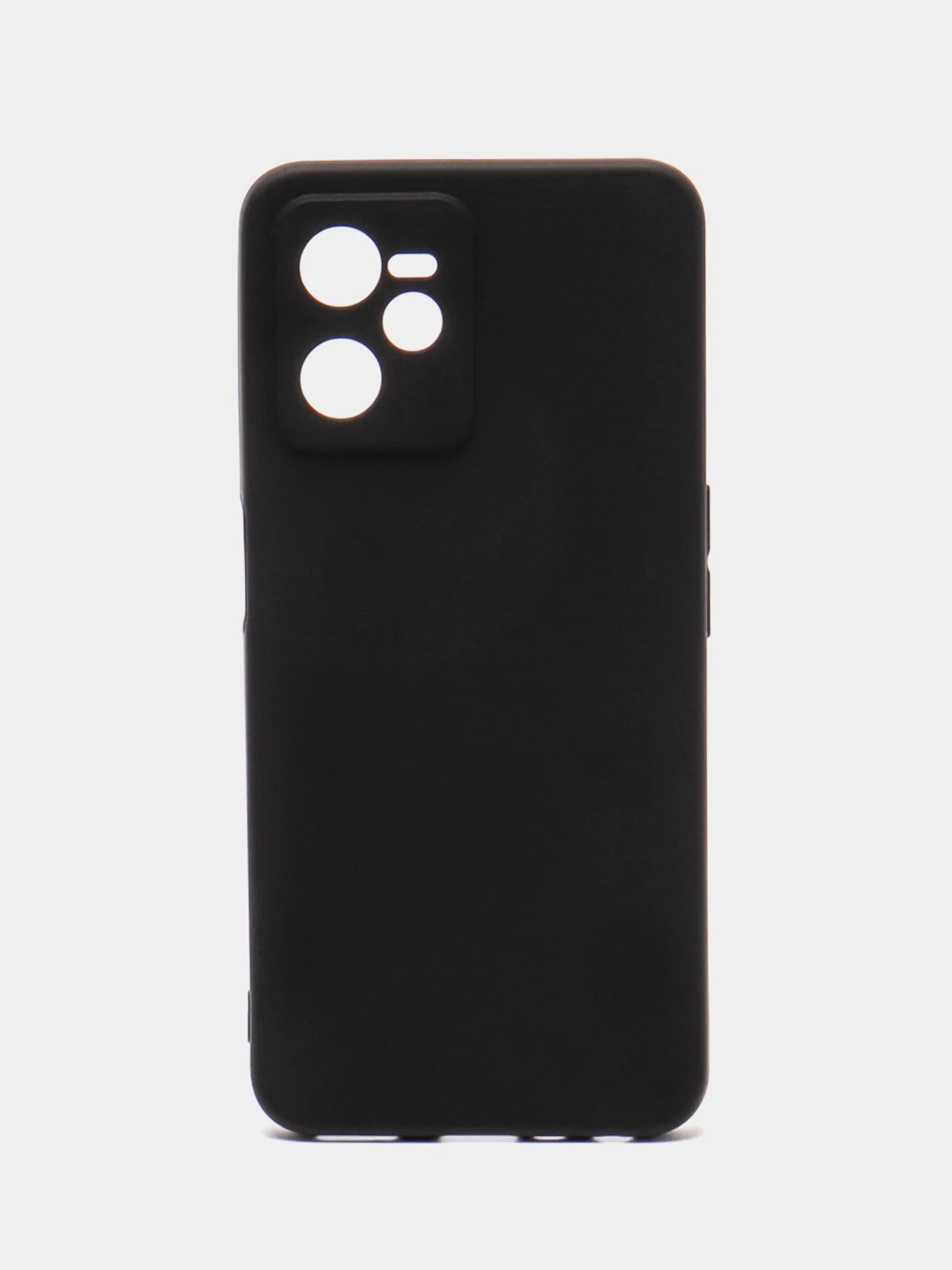Черный чехол матовый Realme C35
