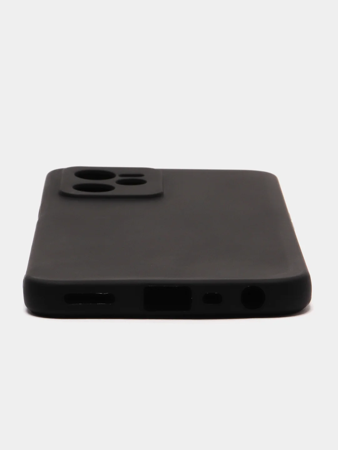 Черный чехол матовый Realme C35