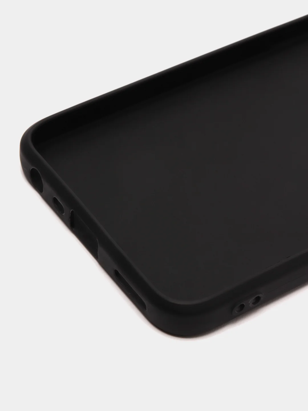 Черный чехол матовый Realme C35