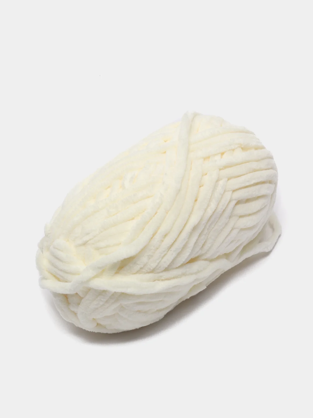 Молочный пряжа плюшевая Alize Velluto (Ализе Веллуто), 100 г, 68 м