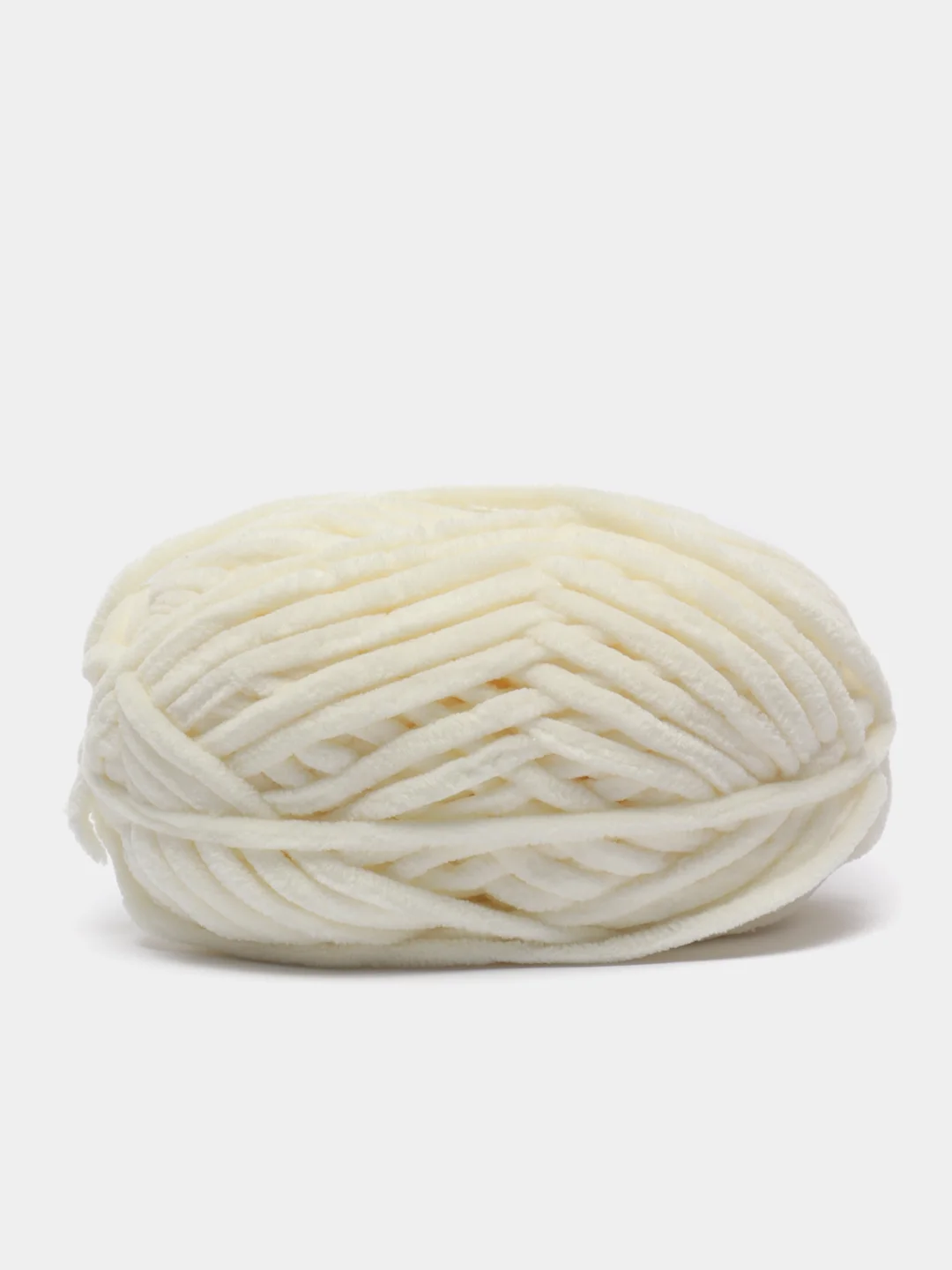 Молочный пряжа плюшевая Alize Velluto (Ализе Веллуто), 100 г, 68 м